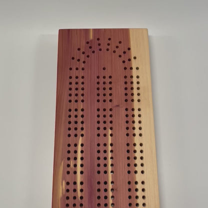 Aromatic Cedar Cribbage Board