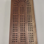 Dark Walnut Cribbage Board (Black Tusk)