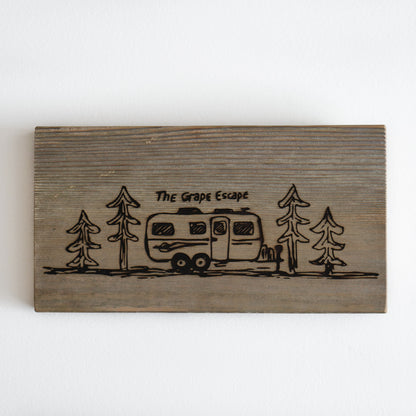 Custom Cedar Engravings