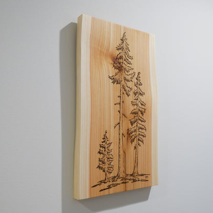 3 Hemlock Trees Wall Art