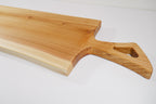 Live Edge Cedar Charcuterie Board with Aviator Handle