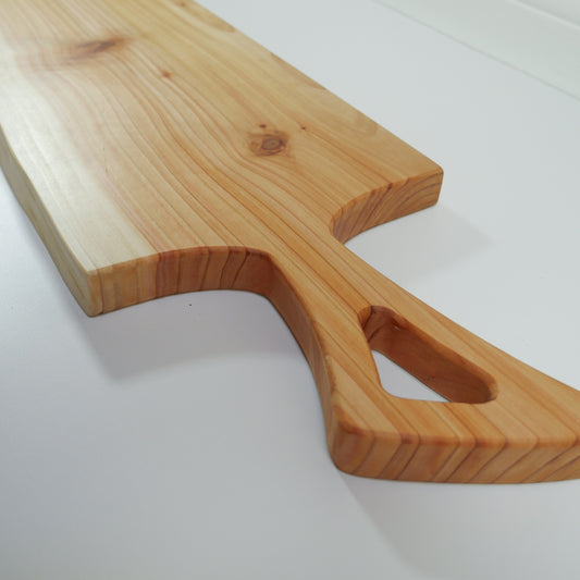 Large Cedar Charcuterie Board with Aviator Handle