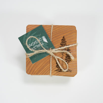 Cedar Coasters (Set of 4)
