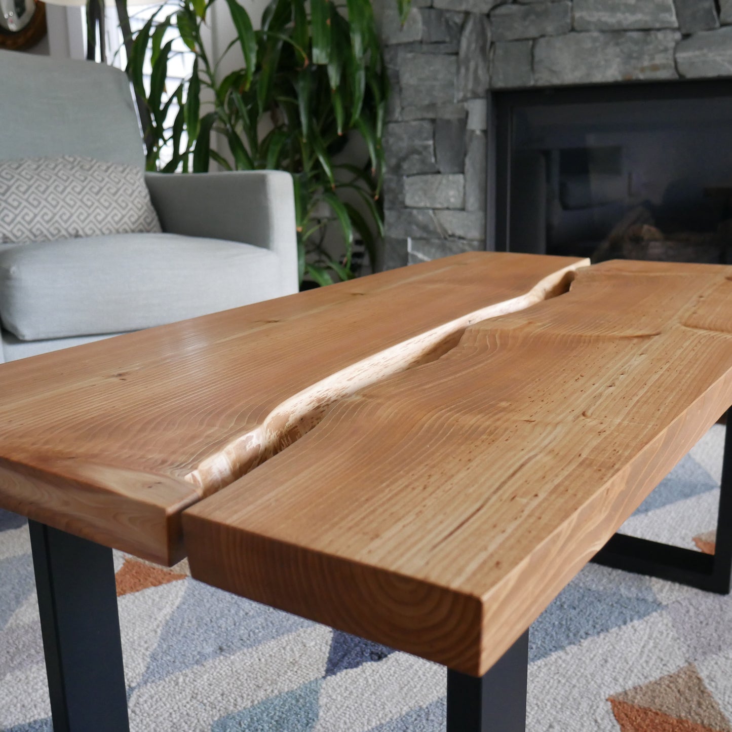 Live Edge Cedar Coffee Table