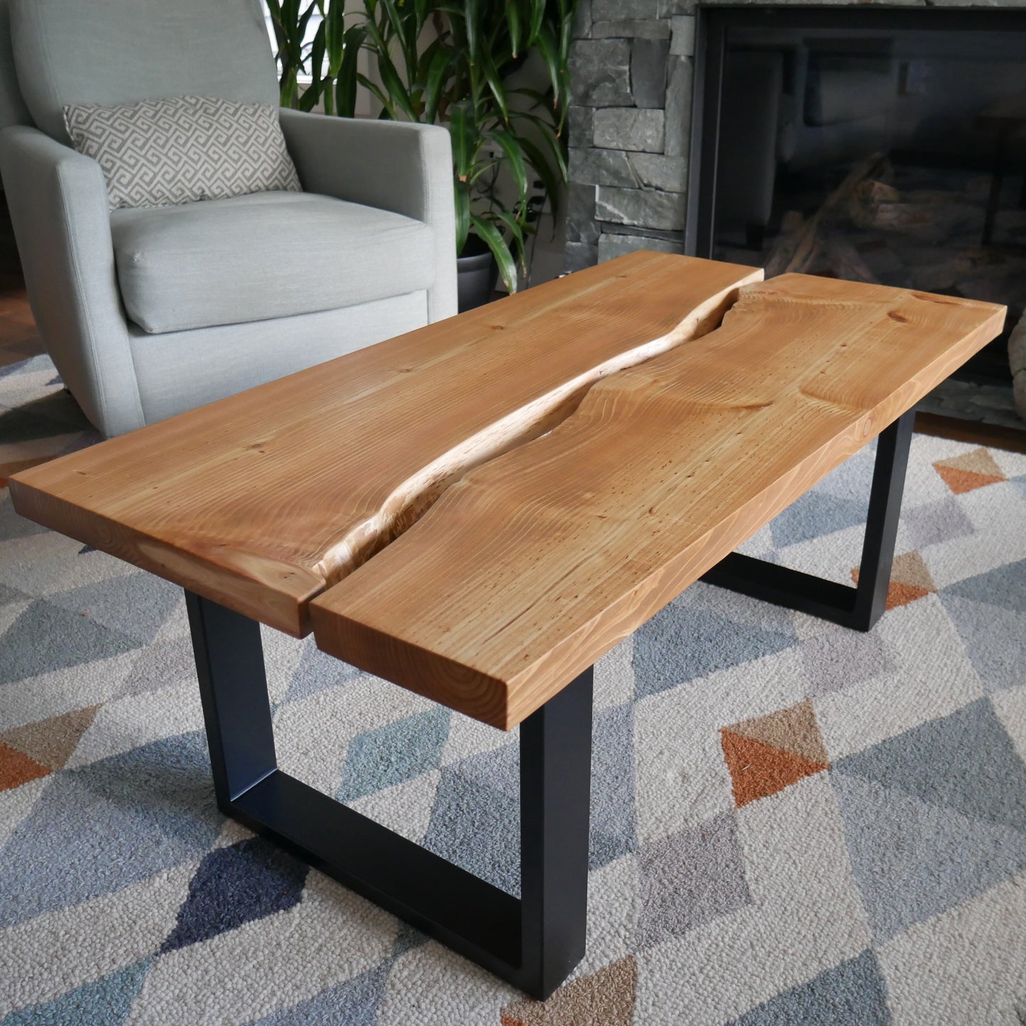 Live Edge Cedar Coffee Table